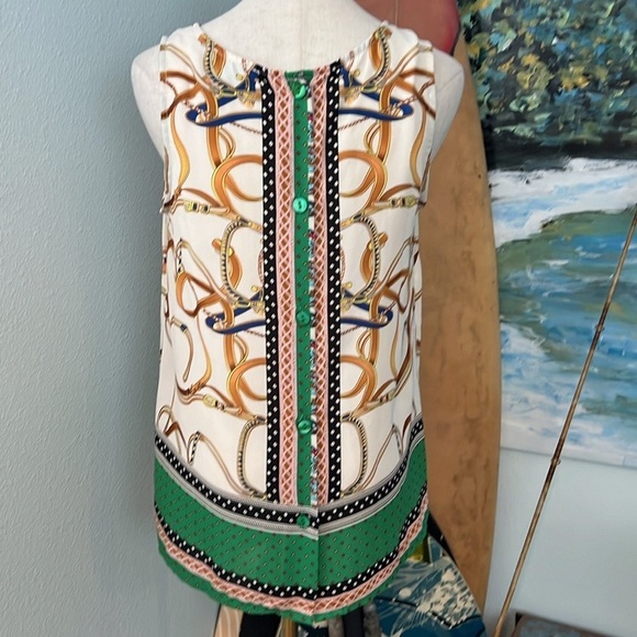 ⭐️Cynthia Rowley,Sophisticated  Blouse,BUTTON-DOWN BACK,Gorgeous, Size S - Picture 7 of 12